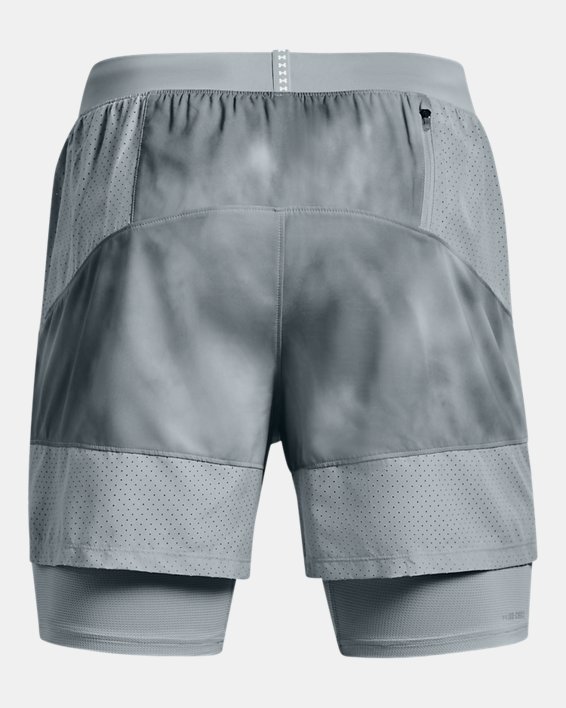 Men's UA Iso-Chill Up The Pace 2-in-1 Shorts, Blue, pdpMainDesktop image number 7